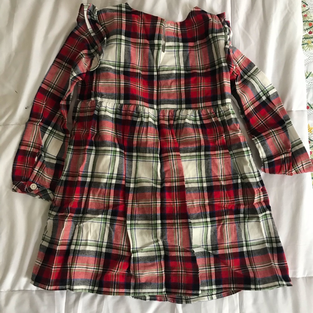 Cat and Jack Gorgeous like new Christmas plaid dress - Picture 3 of 8